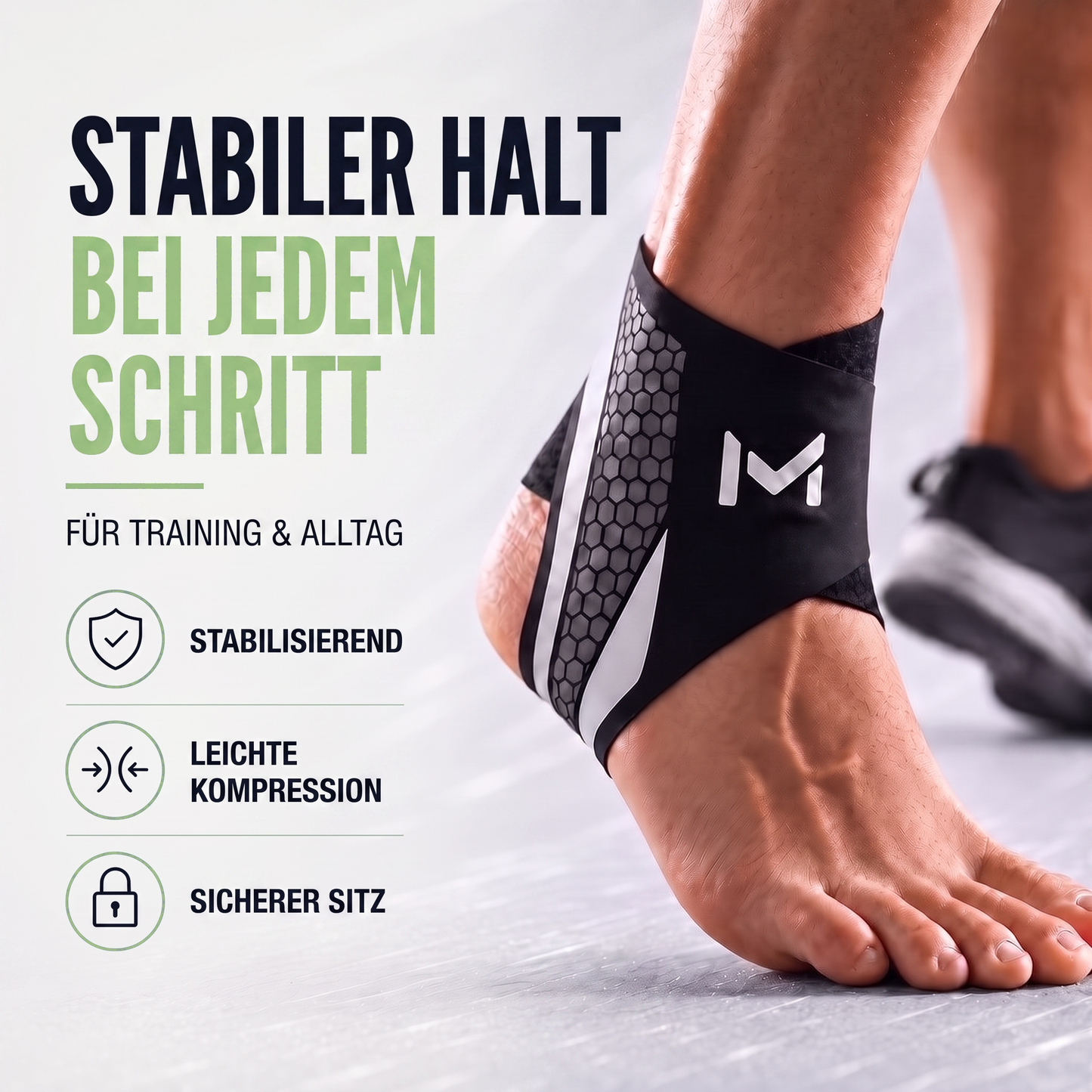 sprunggelenkbandage - Infografik