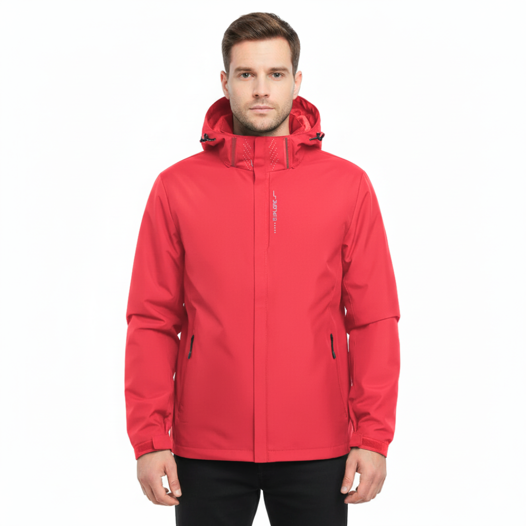 Übergangsjacke Herren Wasserdicht - Regenjacke mit Kapuze