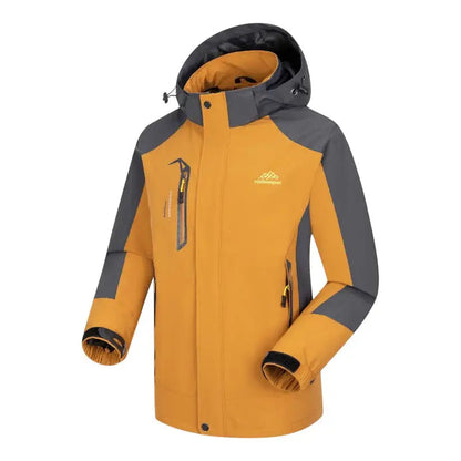 Regenjacke Herren - Wasserabweisend & Winddicht - Abnehmbare Kapuze