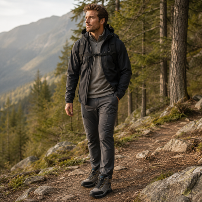 Wanderschuhe Herren - Wasserabweisend - Orthopädischer Komfort