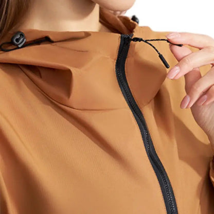 Leichte Sommerjacke Damen - UV-Schutz UPF 50+ - Mit Kapuze