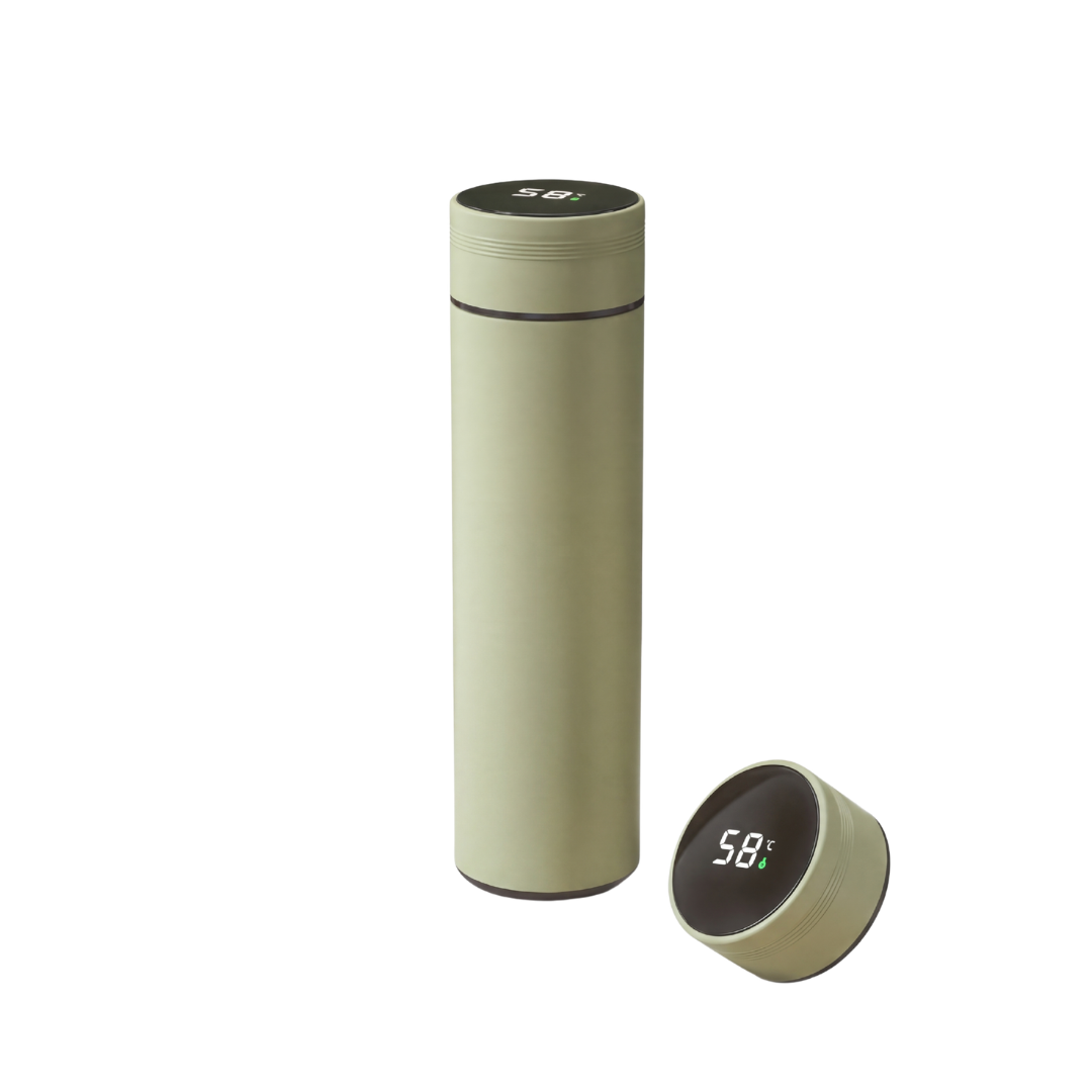 Thermosflasche – Thermosflasche 500 ml mit LED-Temperaturanzeige
