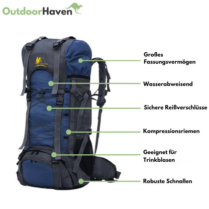 60L Rucksack – Trekking – Wanderrucksack – Reisetasche