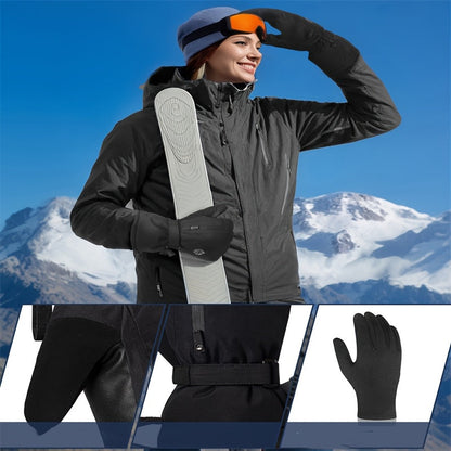 Skihandschuhe wasserdicht - Touchscreen - mit Handschlaufe