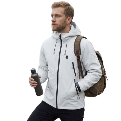 Wanderjacke Herren - Wasserdicht 5.000 mm - Fest sitzende Kapuze