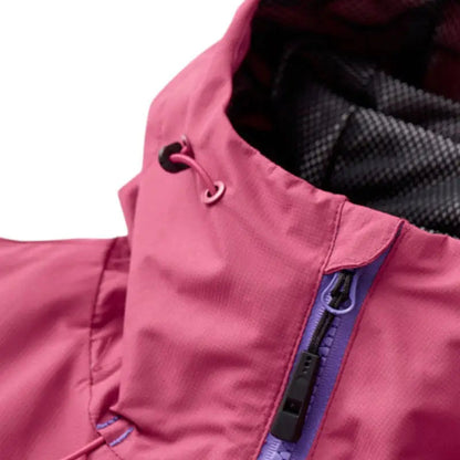 Regenjacke Damen mit Kapuze - Wasserabweisend - Netzfutter