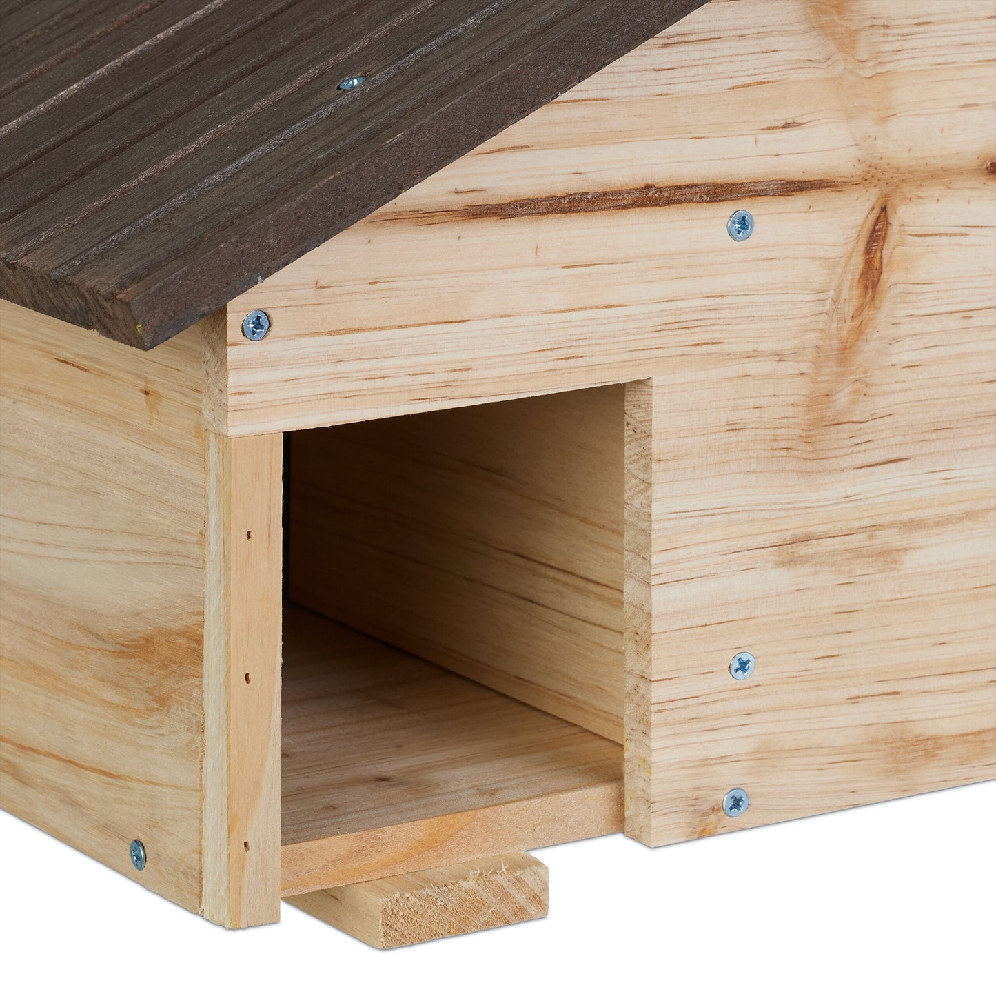 Igelhaus in Natur - 46 x 24 x 33,5 cm - Winterquartier für Igel