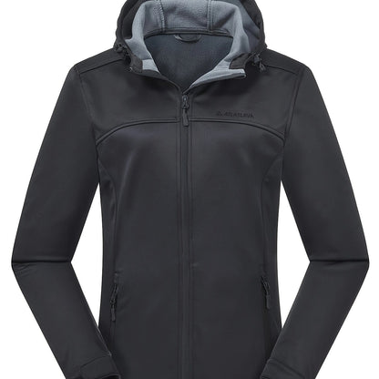 Softshelljacke Damen - Mit Fleecefutter - Verstellbare Kapuze