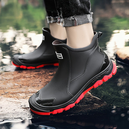 Gummistiefel Damen & Herren - Kurzschaft - Rutschfeste Chelsea Regenstiefel