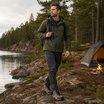 Wanderschuhe Herren - Wasserabweisend - Orthopädischer Komfort