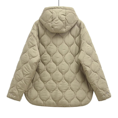 Wintermantel Damen mit Kapuze - Wasserdicht & Winddicht - Steppdesign