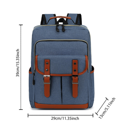 Schulrucksack für Jugendliche Maximilian - mit USB-Anschluss - Vintage