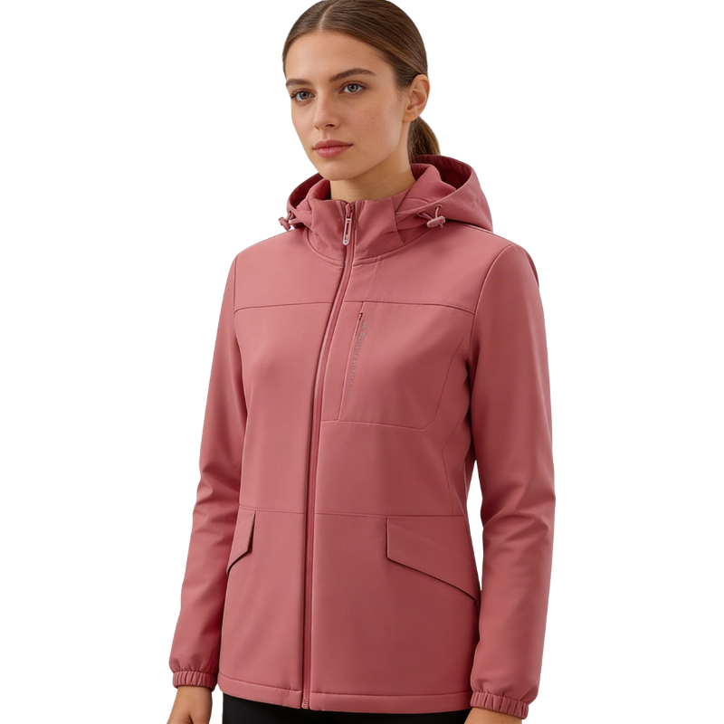 Übergangsjacke Damen Softshell - Fleecefutter - Winddicht