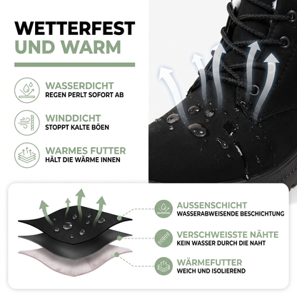 Winterstiefel Damen schwarz gefuettert