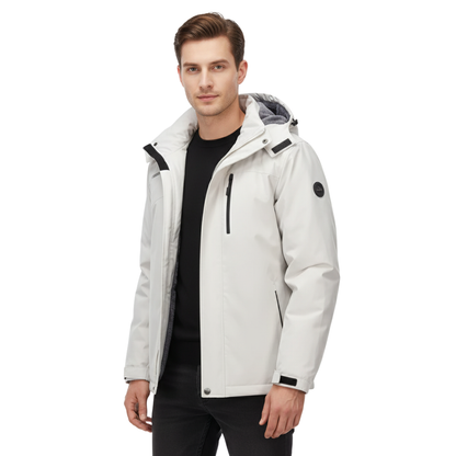 Winterjacke Herren Wasserdicht - Gefütterte Übergangsjacke, bis 7XL
