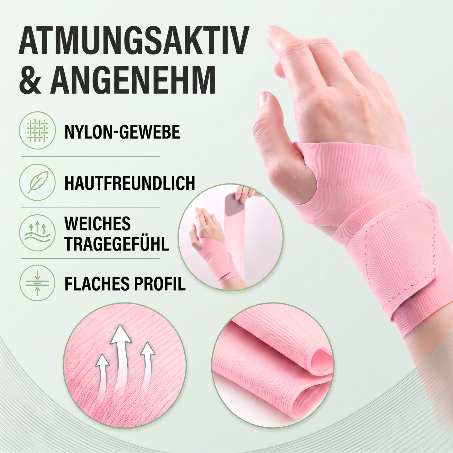 handgelenkbandage - Infografik