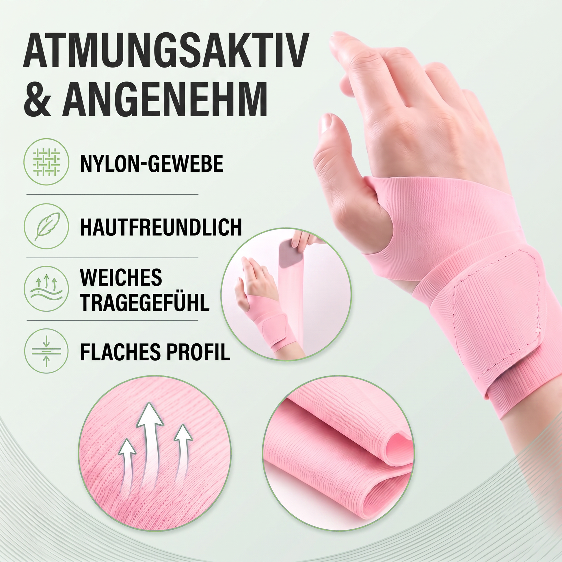 handgelenkbandage - Infografik