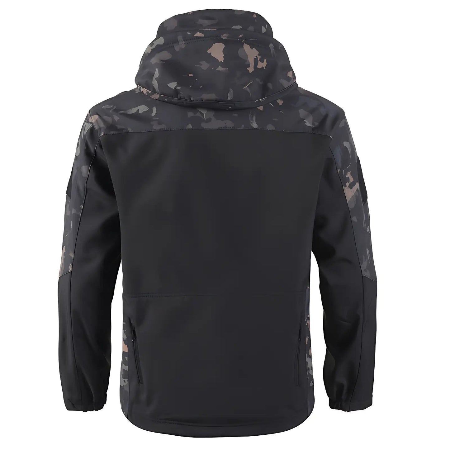 Softshelljacke Herren - Fleecefutter - Taktisches Design mit Kapuze