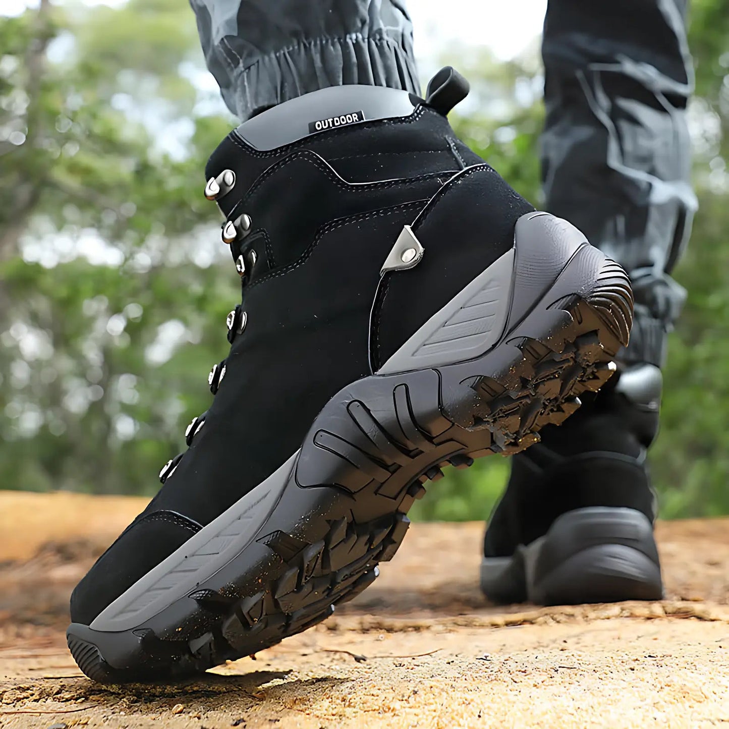 Wanderschuhe Herren Knöchelhoch - wasserdicht - Profilsohle