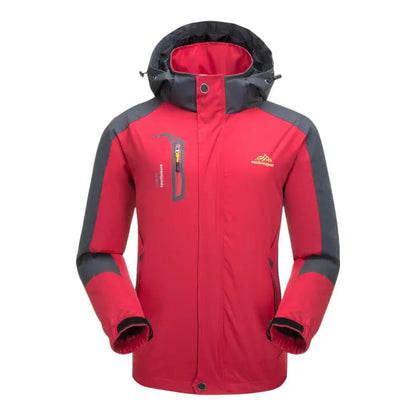 Regenjacke Herren - Wasserabweisend & Winddicht - Abnehmbare Kapuze