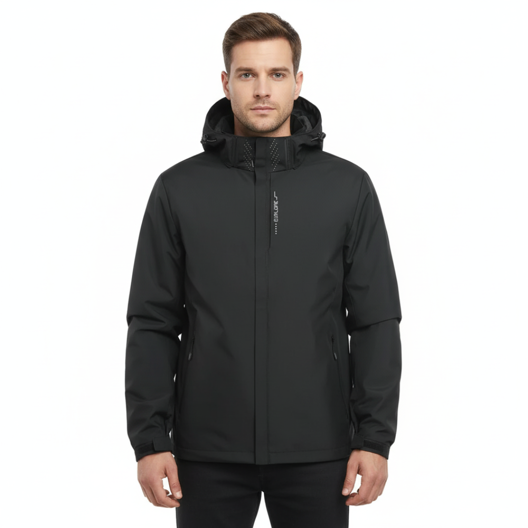 Übergangsjacke Herren Wasserdicht - Regenjacke mit Kapuze