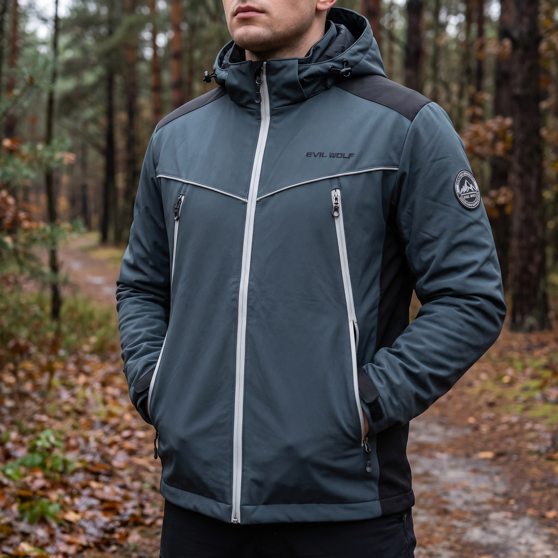 Winterjacke Herren winddicht mit Thermofutter
