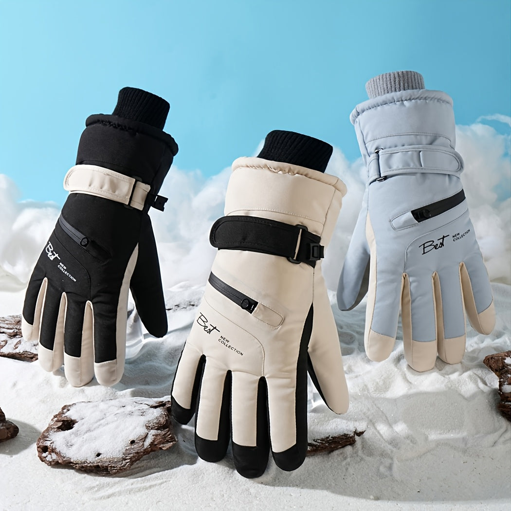 Skihandschuhe wasserdicht - Touchscreen - für Damen und Herren