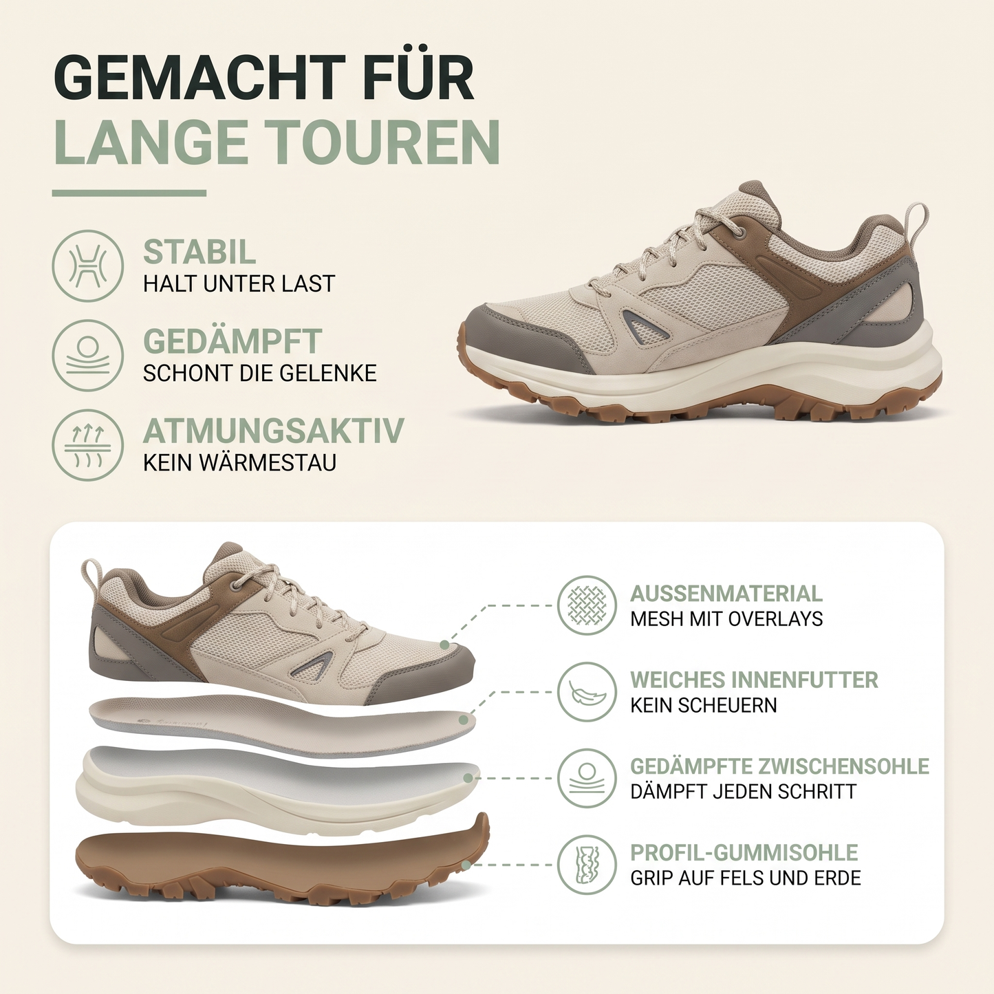 Trekkingschuhe herren