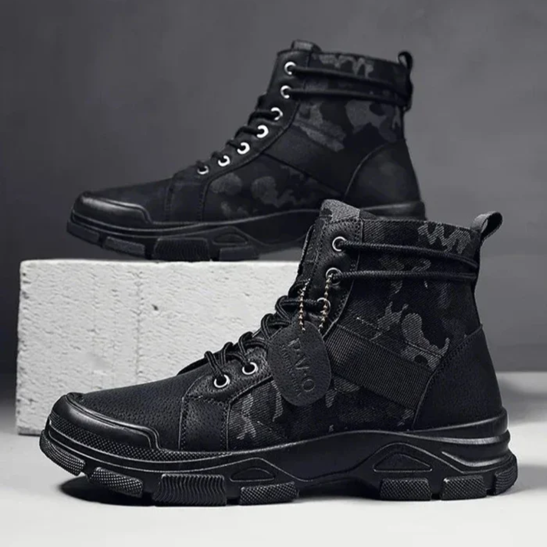 Camouflage-Schnürstiefel – Komfortabel – Langlebig