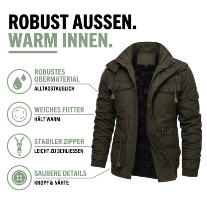 Übergangsjacke Herren - Wasserdicht & Winddicht - Multitaschen