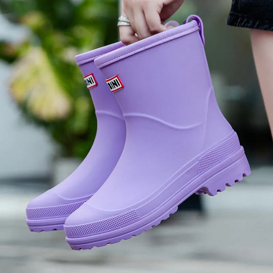 Gummistiefel Damen Halbschaft Wasserdicht & Rutschfest