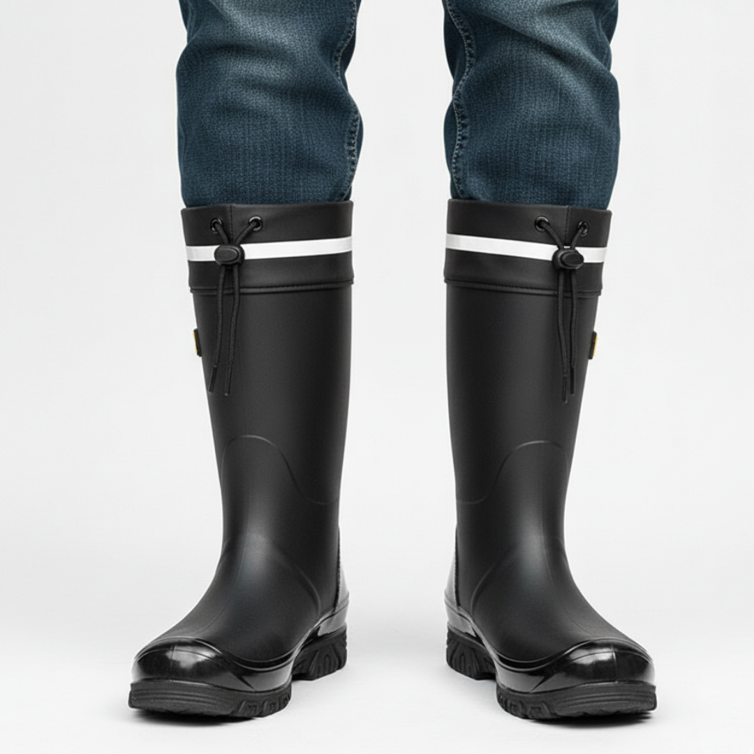 Gummistiefel Herren - hoher Schaft - rutschfeste Profilsohle