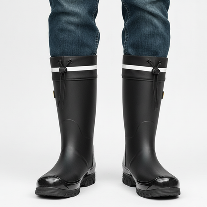 Gummistiefel Herren - hoher Schaft - rutschfeste Profilsohle