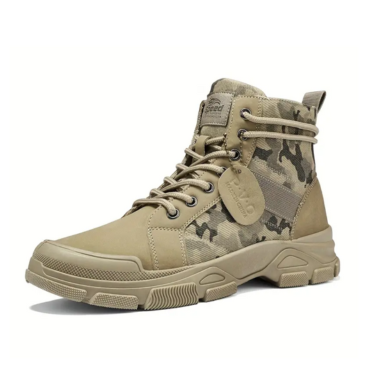 Camouflage-Schnürstiefel – Komfortabel – Langlebig