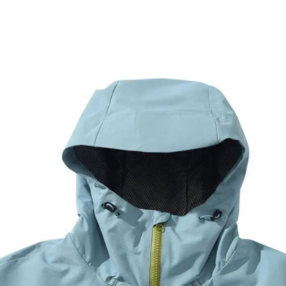 Regenjacke Damen mit Kapuze - Wasserabweisend - Netzfutter