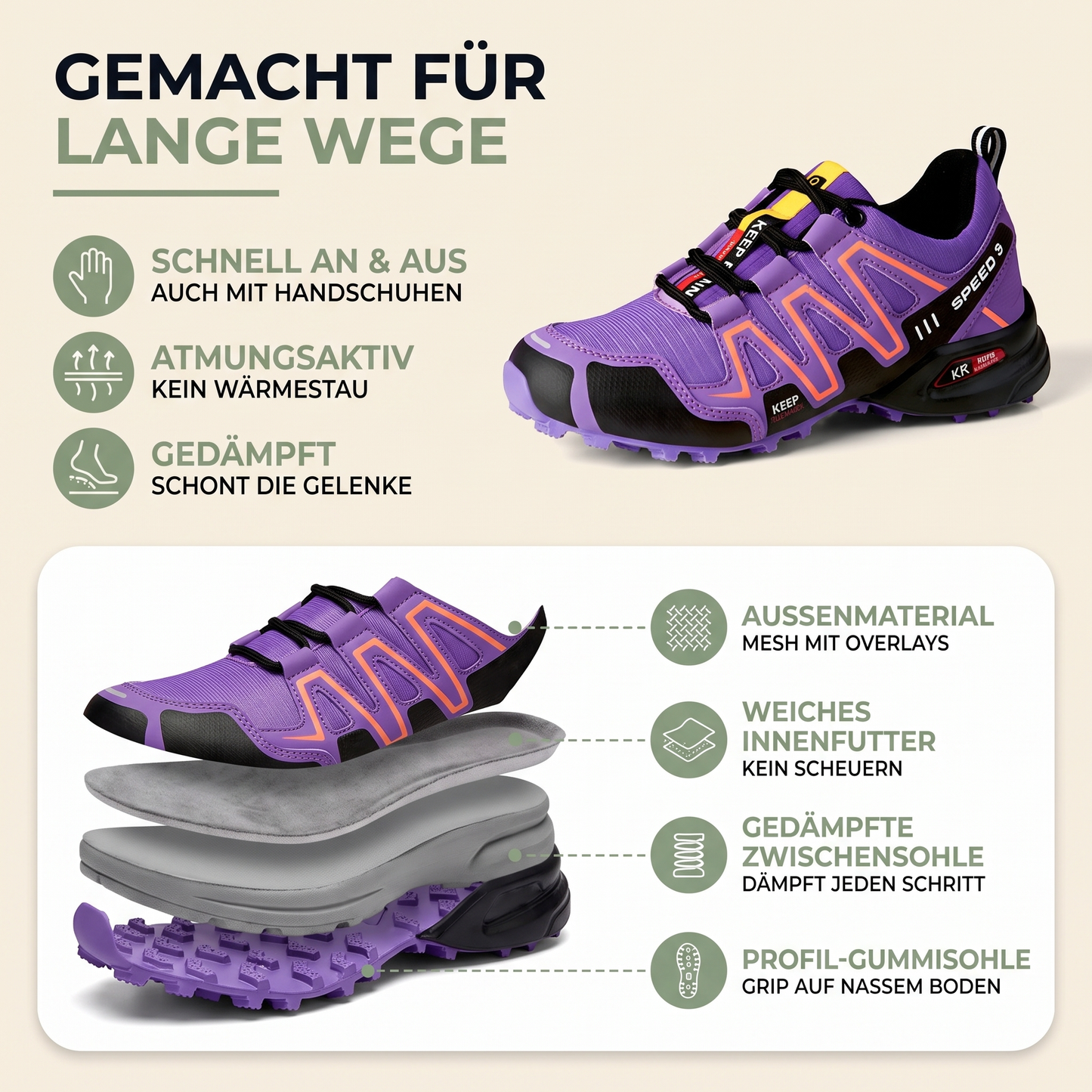 Wanderschuhe damen leicht