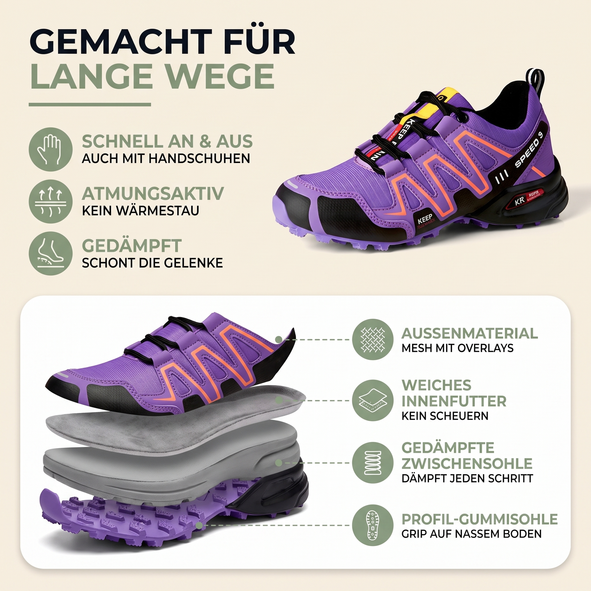 Wanderschuhe damen leicht