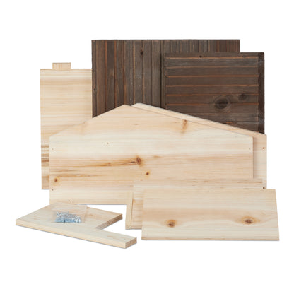 Igelhaus in Natur - 46 x 24 x 33,5 cm - Winterquartier für Igel