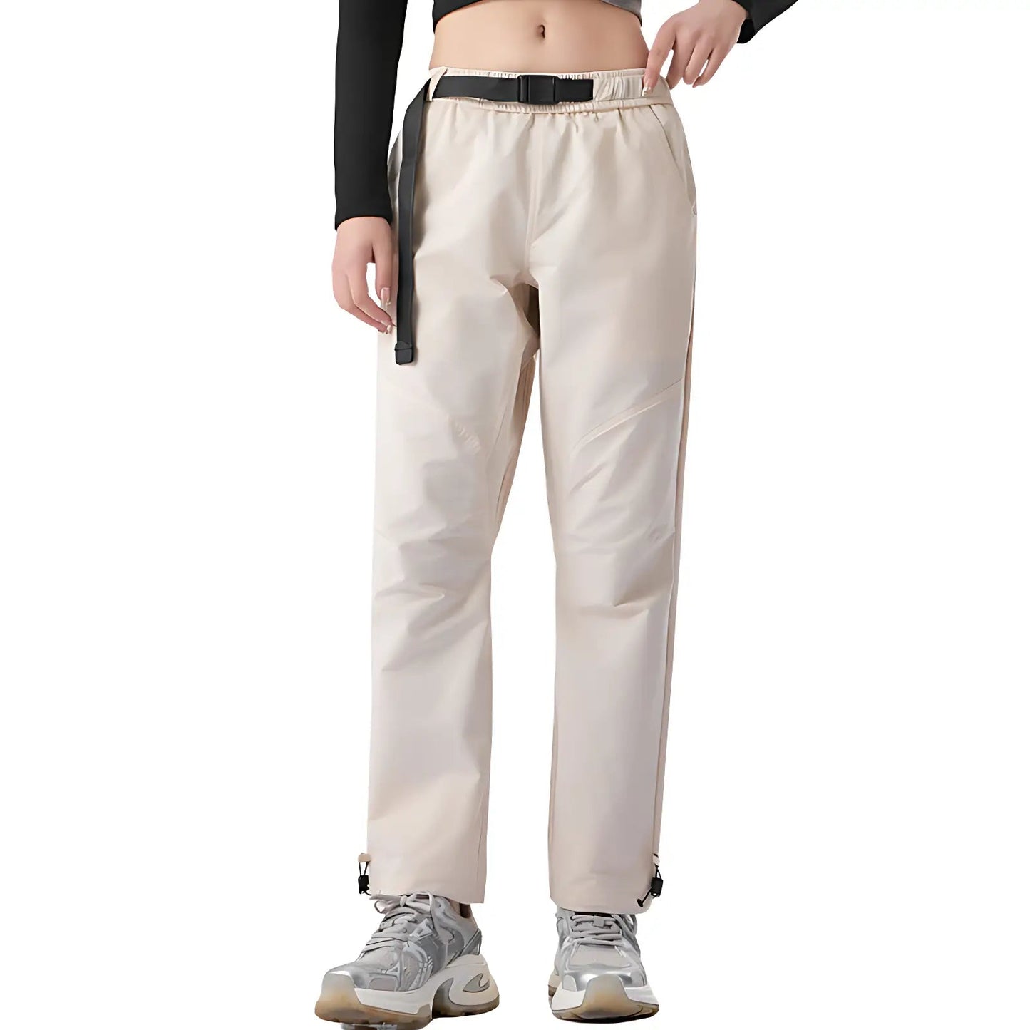 Wanderhose Damen - Wasserabweisend - Mit Gürtel und Saumkordel