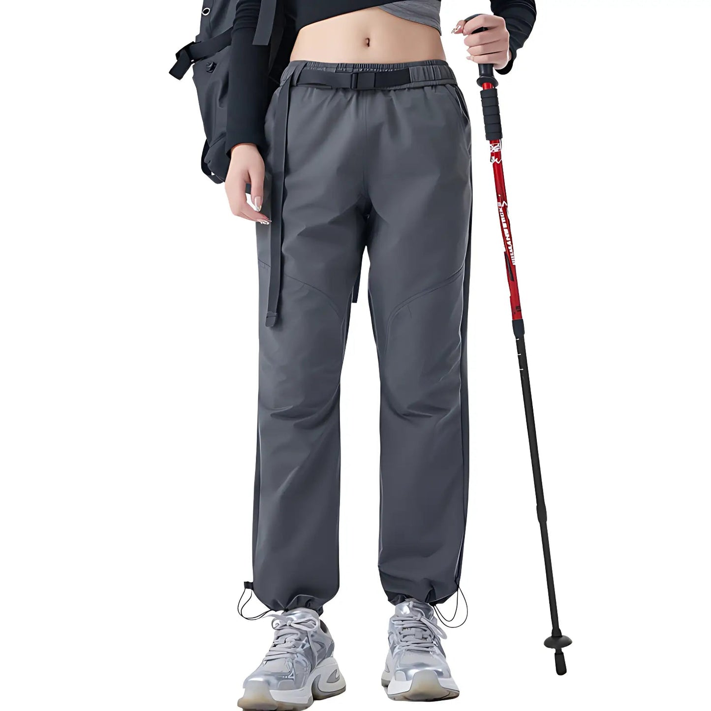 Wanderhose Damen - Wasserabweisend - Mit Gürtel und Saumkordel