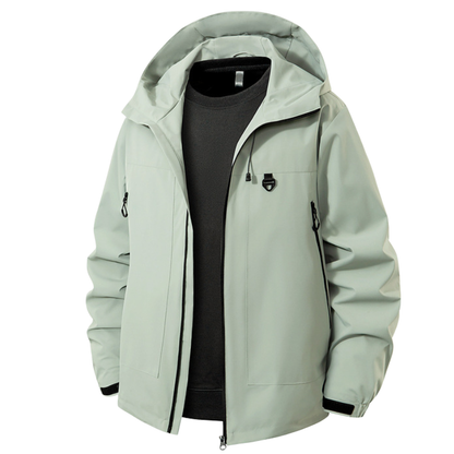 Wanderjacke Herren - Wasserdicht 5.000 mm - Fest sitzende Kapuze
