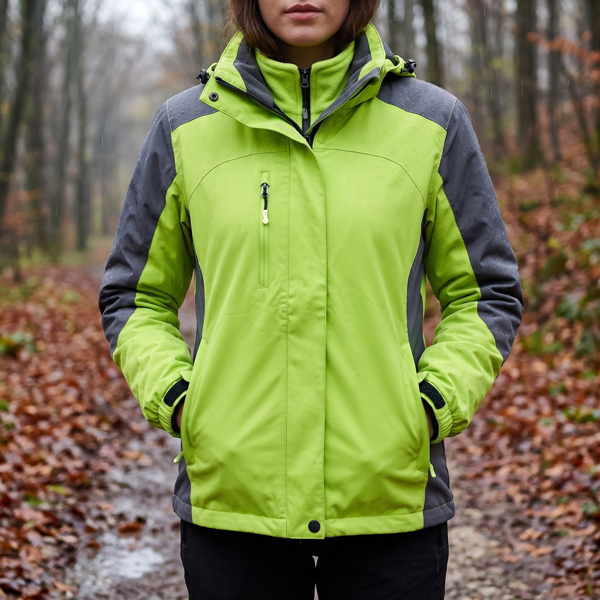 3-in-1 Jacke Damen - wasserdicht - mit herausnehmbarem Fleece