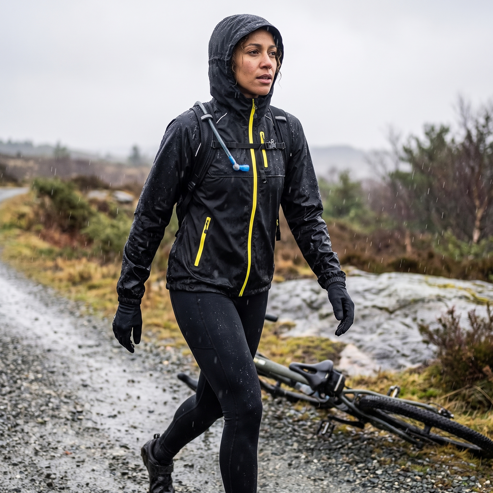 Fahrradjacke Damen - Lifestyle im Regen