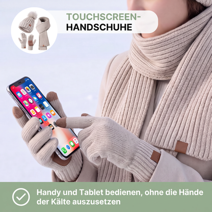 Mütze schal handschuhe set damen – Mütze, Schal & Handschuhe Set Damen