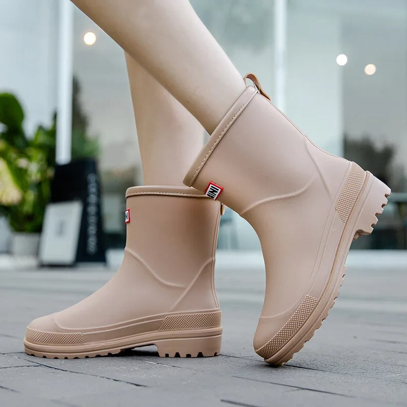 Gummistiefel Damen Halbschaft Wasserdicht & Rutschfest