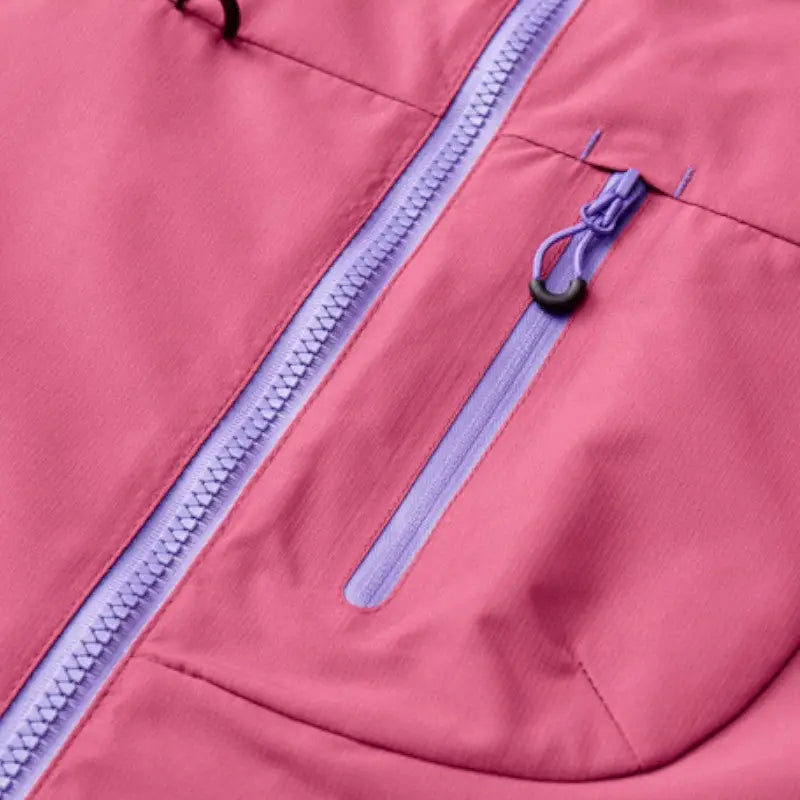 Regenjacke Damen mit Kapuze - Wasserabweisend - Netzfutter