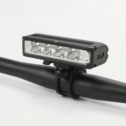 LED-Fahrradlicht mit 170 Grad Flutlicht, USB-C-Anschluss und werkzeugloser Lenkerhalterung – Ansicht 4