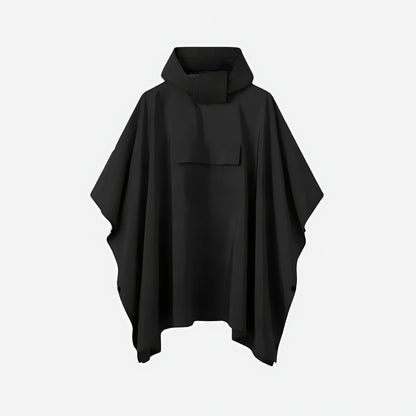 Regenponcho - Mit Kapuze und Bauchtasche - Unisex