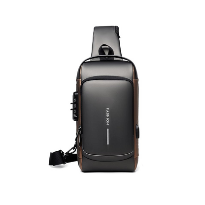 Anti-Diebstahl Brusttasche – USB – Zahlenschloss
