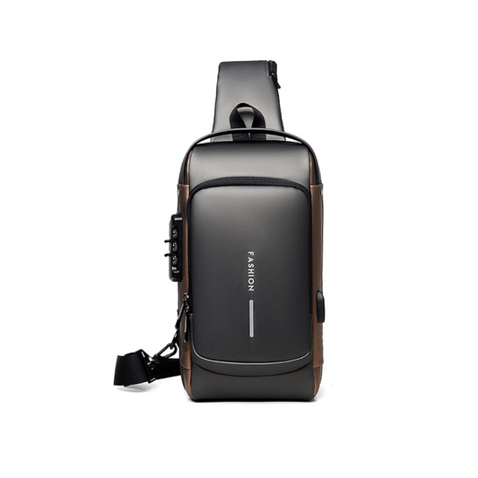 Anti-Diebstahl Brusttasche – USB – Zahlenschloss